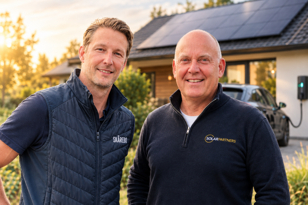 Solar Partners och Skårebo har tecknat ett samarbetsavtal