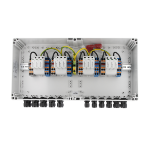 K'ELECTRIC 1000V Kapsling DC-övers.skydd_8 in 4 ut_4MPPT MC4